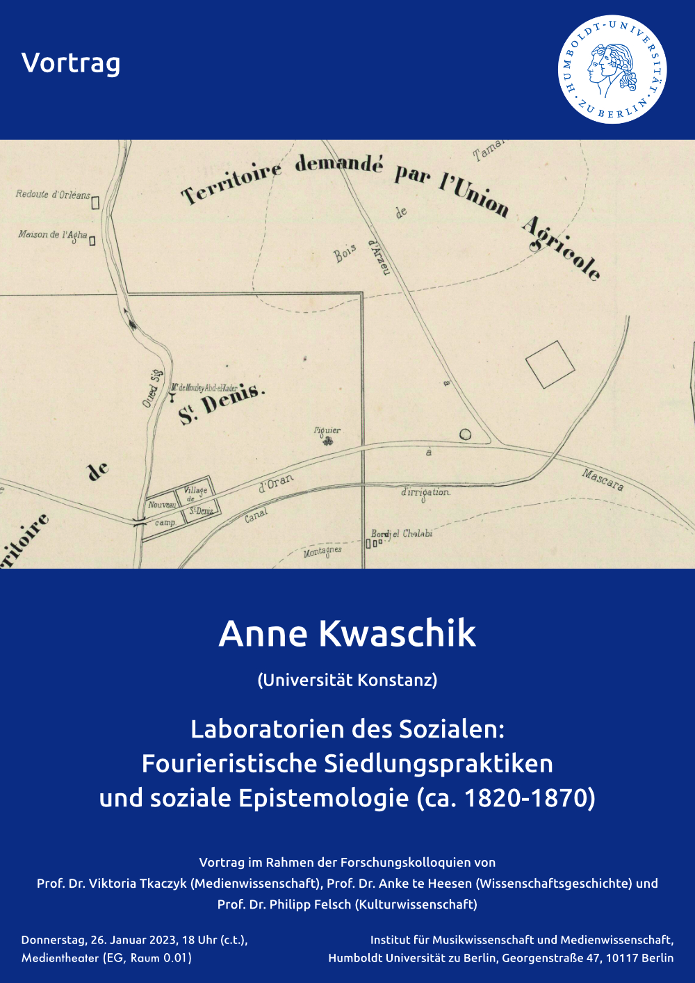 Laboratorien des Sozialen:Fourieristische Siedlungspraktikenund soziale Epistemologie (ca. 1820-1870)